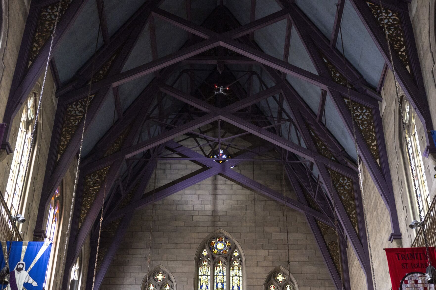 Drone inspection of Christ Church Cathedral